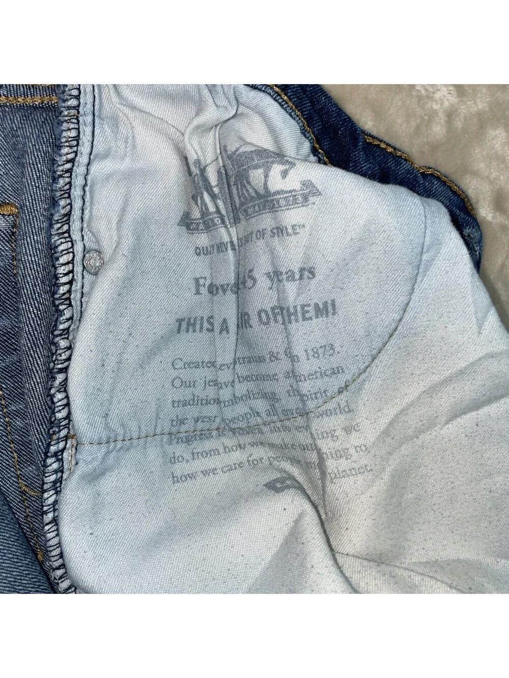 Levis 505 Jeans Mens 32x30 Blue Straight Leg Denim Cotton Casual (Actual  30x29)